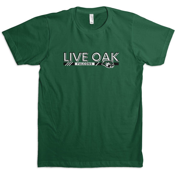 Live Oak Falcons Green T-Shirt