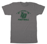 Gray Football Tee