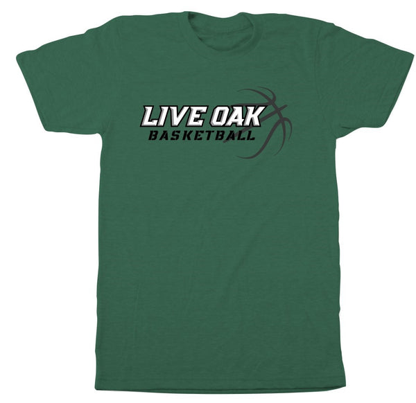 Live Oak Basketball Tee