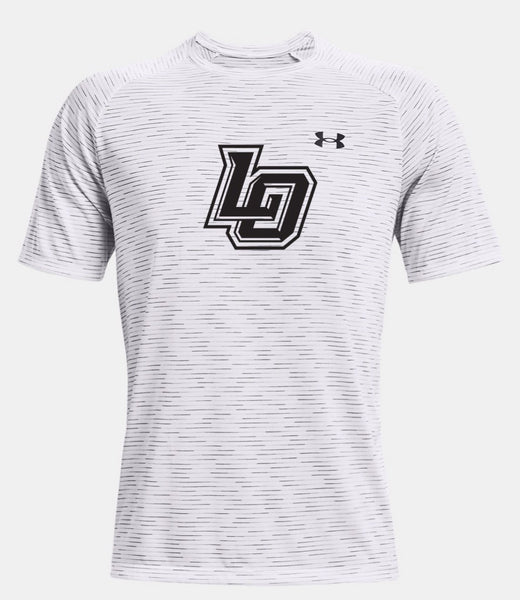 White Dash Under Armour Dry-Fit LO T-Shirt